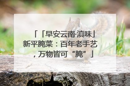 「早安云南·滇味」新平腌菜：百年老手艺，万物皆可“腌”