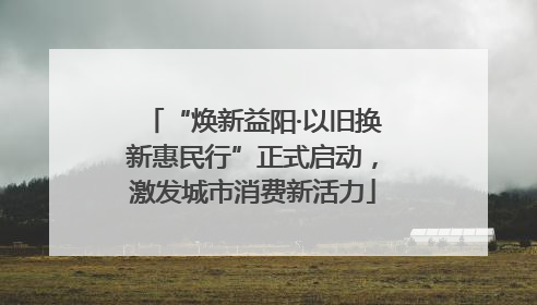 “焕新益阳·以旧换新惠民行”正式启动，激发城市消费新活力