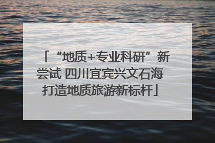 “地质+专业科研”新尝试 四川宜宾兴文石海打造地质旅游新标杆