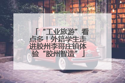 “工业旅游”看点多！外籍学生走进胶州李哥庄镇体验“胶州智造”