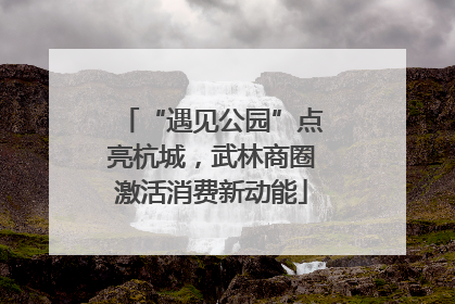 “遇见公园”点亮杭城，武林商圈激活消费新动能