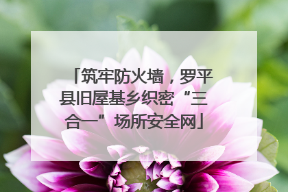 筑牢防火墙，罗平县旧屋基乡织密“三合一”场所安全网