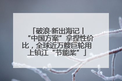 破浪·新出海记丨 “中国方案”拿捏性价比，全球近万艘巨轮用上镇江“节能桨”