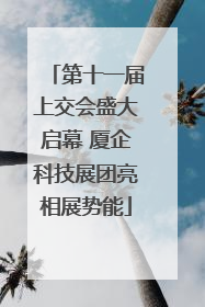 第十一届上交会盛大启幕 厦企科技展团亮相展势能