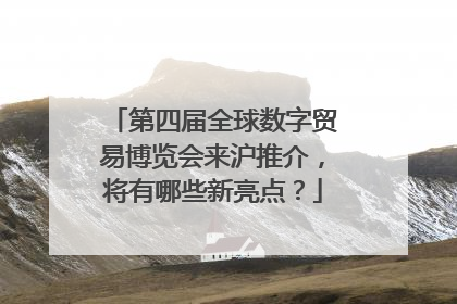 第四届全球数字贸易博览会来沪推介，将有哪些新亮点？