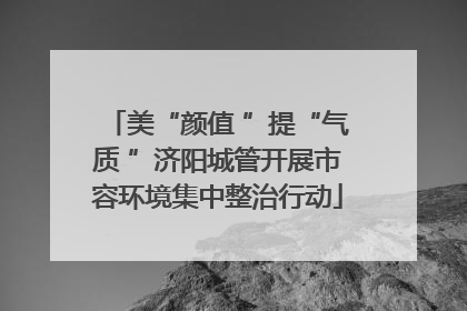 美“颜值 ”提“气质 ”济阳城管开展市容环境集中整治行动