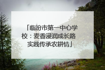 临汾市第一中心学校：麦香浸润成长路 实践传承农耕情