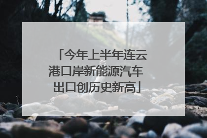 今年上半年连云港口岸新能源汽车出口创历史新高