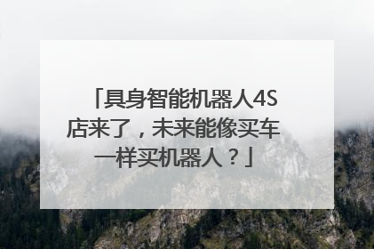 具身智能机器人4S店来了，未来能像买车一样买机器人？