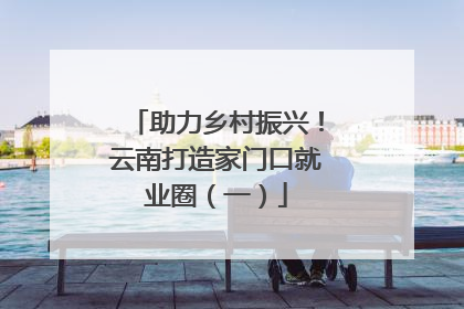 助力乡村振兴！云南打造家门口就业圈（一）