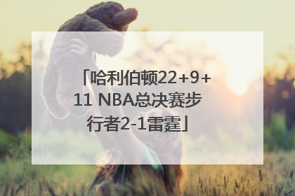 哈利伯顿22+9+11 NBA总决赛步行者2-1雷霆