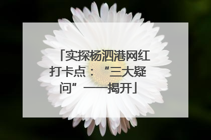 实探杨泗港网红打卡点：“三大疑问”一一揭开
