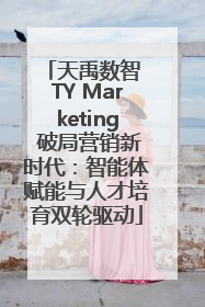 天禹数智 TY Marketing 破局营销新时代：智能体赋能与人才培育双轮驱动