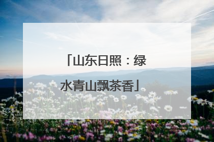 山东日照：绿水青山飘茶香