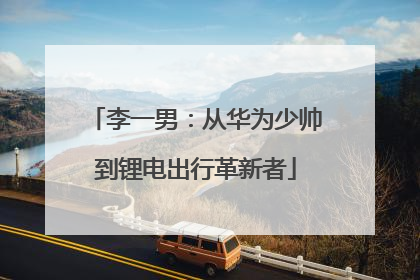 李一男：从华为少帅到锂电出行革新者