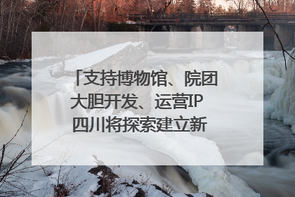 支持博物馆、院团大胆开发、运营IP 四川将探索建立新的收入分配激励机制｜新闻发布最前线