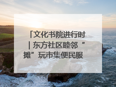 文化书院进行时｜东方社区睦邻“摊”玩市集便民服务日，书写邻里共生新篇章