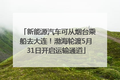 新能源汽车可从烟台乘船去大连！渤海轮渡5月31日开启运输通道
