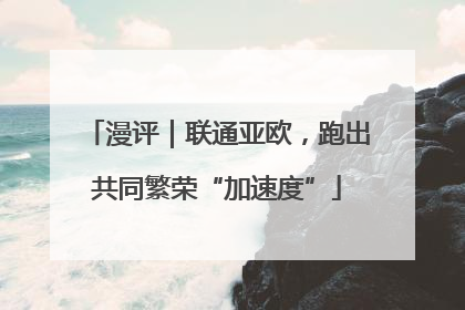 漫评｜联通亚欧，跑出共同繁荣“加速度”
