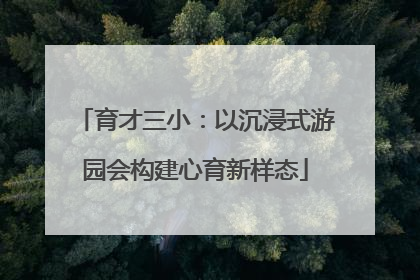 育才三小：以沉浸式游园会构建心育新样态