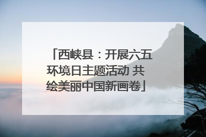 西峡县：开展六五环境日主题活动 共绘美丽中国新画卷