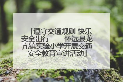 遵守交通规则 快乐安全出行——怀远县龙亢镇实验小学开展交通安全教育宣讲活动