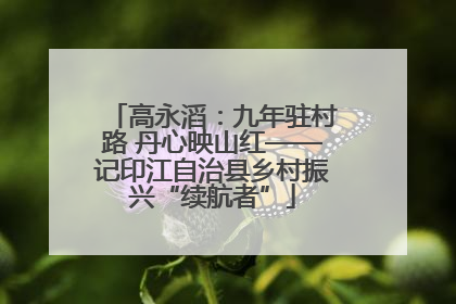高永滔：九年驻村路 丹心映山红——记印江自治县乡村振兴“续航者”