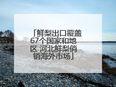 鲜梨出口覆盖67个国家和地区 河北鲜梨俏销海外市场