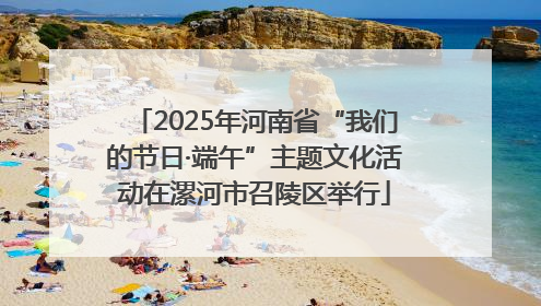 2025年河南省“我们的节日·端午”主题文化活动在漯河市召陵区举行